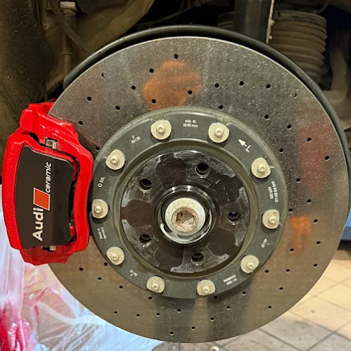 Nahaufnahme Bremsscheibe